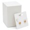 200-Pack White Earring Cards, Hanging Earring Cards for Selling, Display, Packaging, Storage, Durable and Sturdy Paper Material, Jewelry Holders (2x2 in) Bulk Pack